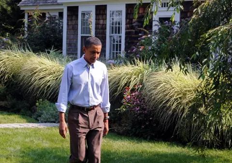 Incendiu la reşedinţa de vacanţă a lui Obama