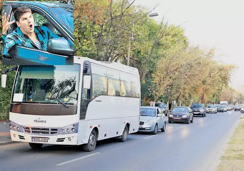 Microbuzele din Pipera circulă cu 10 km/h, spre disperarea şoferilor