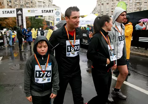 Răducan a alergat împreună cu familia în scop caritabil