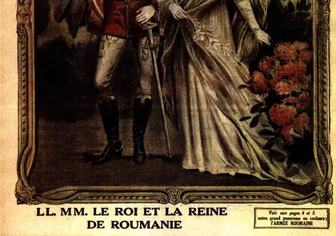 Un ziar din 1916, cadou pentru Regele Mihai
