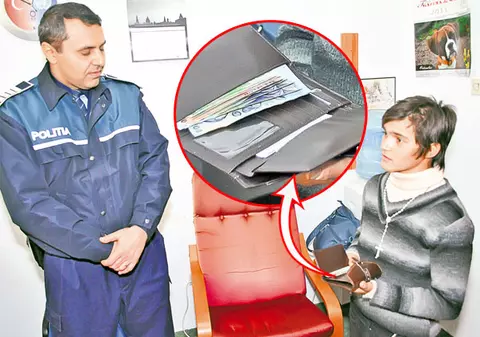 A primit cadou banii găsiți!