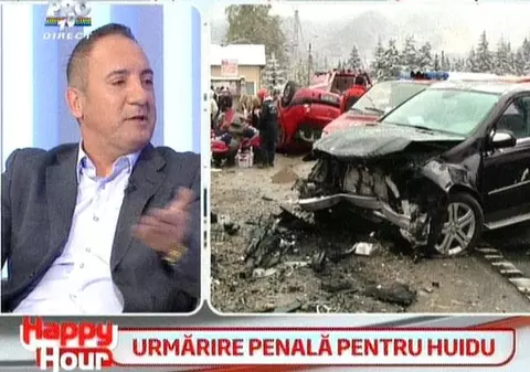 Avocatul Cătălin Dancu, despre accidentul în care a fost implicat Huidu: "Discutăm de o faptă cu închisoare între 5 și 15 ani"