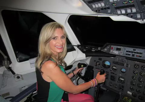 Luana Ibacka vrea să ia lecții de pilotaj