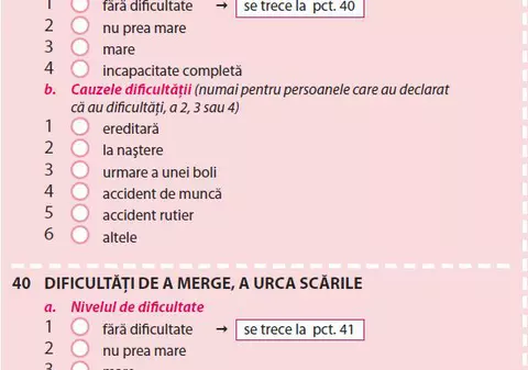 Recensământ 2011: Iată de ce sunt interesate autorităţile: Aveţi dificultăţi de a urca scările? Sunteţi uituc?
