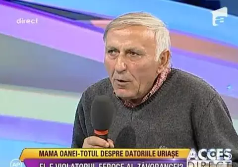 Domnul Toni, cel care i-a închiria Oanei casa, pretinde că Zăvo îi datorează 100.000 de lei vechi