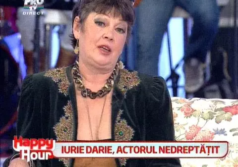 Anca Pandrea: "Sunt tristă. Iurie Darie merită o stea pe Aleea Celebrităţilor"