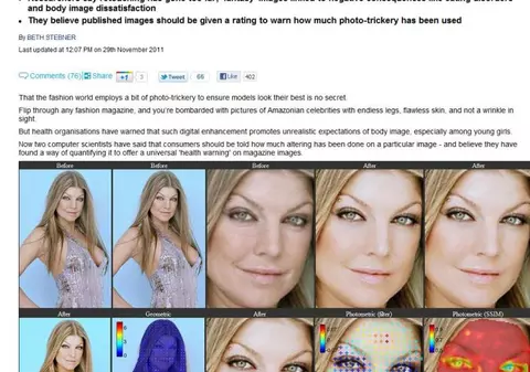 Vrei să afli dacă o vedetă este naturală în poze sau ”photoshopată”? În sfârșit se poate! Află cum! 