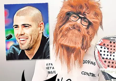 Victor Valdes, portarul Barcelonei, "dopat" cu umor