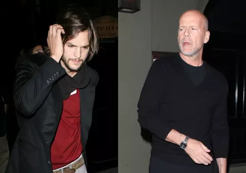 Bruce Willis l-a făcut pe Ashton Kutcher sa plângă