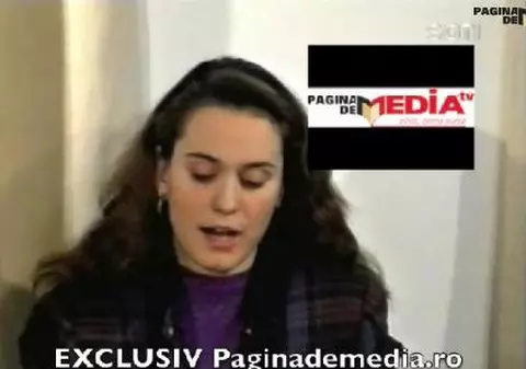 Uite-o pe Andreea Esca în prima emisiune televizată, în 1992!