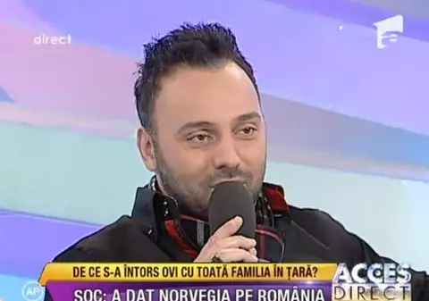 Ovi şi-a luat familia din Norvegia şi s-a întors în România