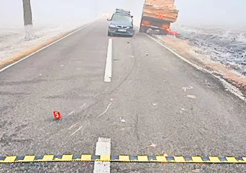 A scăpat dintr-un accident, iar după un minut l-a călcat TIR-ul
