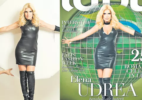 Rochia Elenei Udrea a fost tăiată cu foarfeca