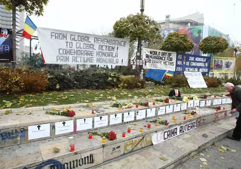 Victimele accidentelor rutiere comemorate, 2.300 de oameni au murit în 2010