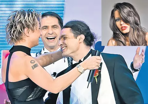 Prodanca şi Pepe s-au pupat la filmări. I-a împăcat Dan Negru | FOTO