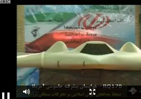 Uite drona americană doborâtă joi de iranieni! Este aproape intactă