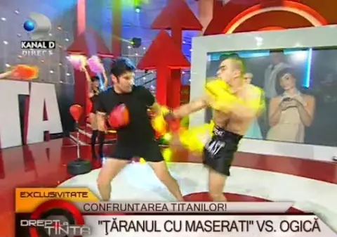 Ogică e foc și pară pe ”Țăranul cu Maserati”: ”Te joc în picioare, fraiere!”