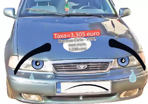 Pentru automobilele înmatriculate înainte de 2007, taxa de poluare e mai mare decât preţul lor