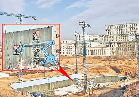 Ce fundaţie uriaşă are Catedrala Mântuirii Neamului!