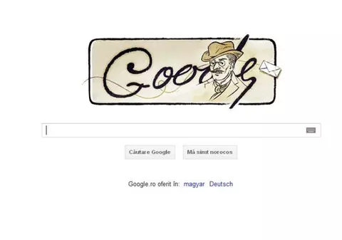 I.L. Caragiale, omagiat cu un logo special de Google