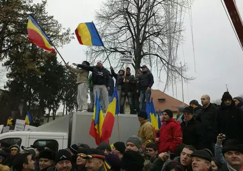 Iată cum s-a văzut mitingul USL de pe Arcul de Triumf! VIDEO EXCLUSIV