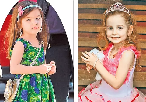 Suri, fetiţa lui Tom Cruise, modelul Irinucăi Columbeanu?