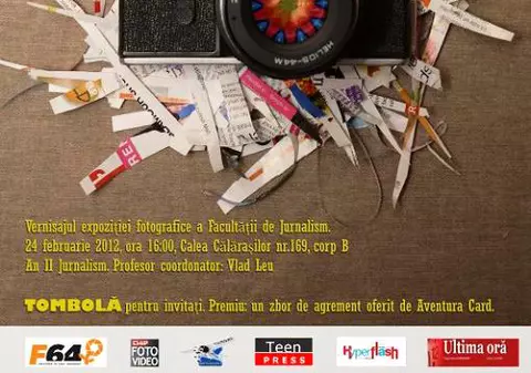 Tinerii jurnalişti îşi expun cele mai bune fotografii la facultatea de jurnalism Hyperion