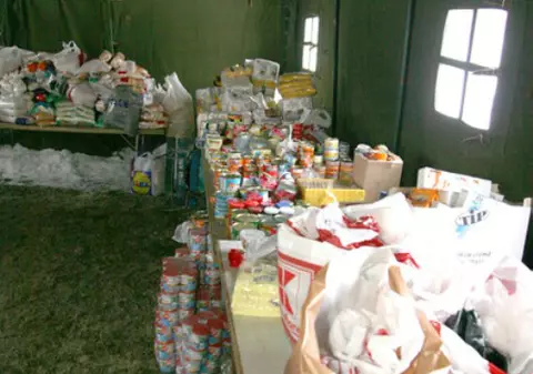 5 tone de ajutoare trimise din sectorul 4 sinistraţilor din Buzău