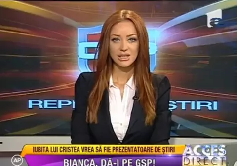 Bianca Drăgușanu, prezentatoare TV! Se pricepe sau nu să prezinte știri sportive? | VIDEO