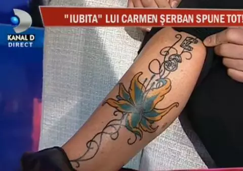 "Iubita" lui Carmen Șerban s-a tatuat din dragoste pentru cântăreață | FOTO