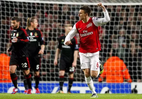 Arsenal le-a predat o lecţie de fotbal milanezilor dar nu a trecut în sferturi | Arsenal - Milan, 3-0
