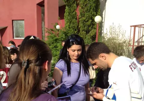 Rapidiştii, motivaţi de doamne şi domnişoare înainte de derby-ul cu Steaua