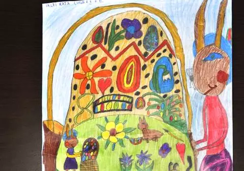 Cu această pictură a câştigat o excursie în Grecia