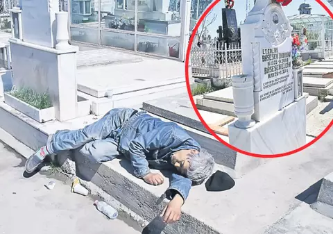 A adormit, în cimitir, lângă mormântul mamei lui Traian Băsescu