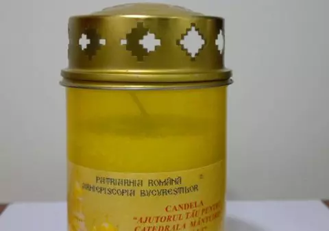 Patriarhia a lansat noul model de candelă special pentru Paşte