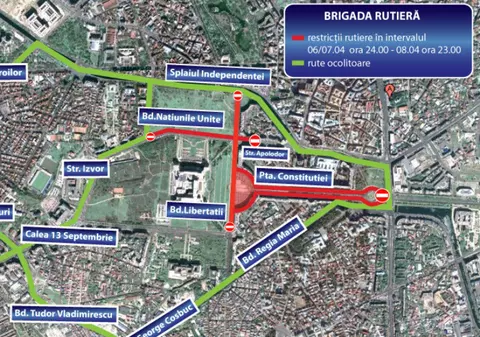 Centrul Capitalei va fi blocat în weekend de un concurs auto!