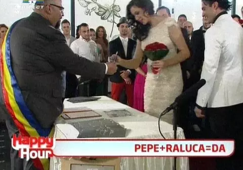 Raluca și Pepe s-au căsătorit de două ori în aceeași zi!