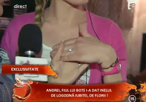 Andrei Iordache i-a dăruit un INEL iubitei sale
