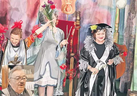 Ion Lucian, comemorat ieri de soţie, la Teatrul Excelsior