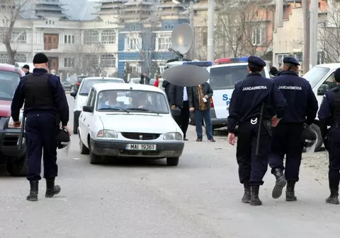 7.000 de jandarmi vor fi pe străzile României de Paşte