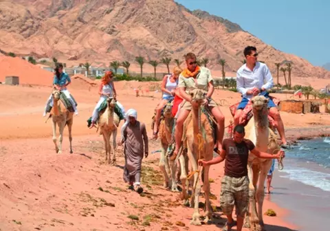 Cătălin Botezatu şi noul burlac au călărit camilele în Egipt