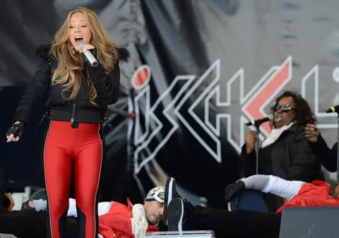 Mariah Carey a concertat în vârful muntelui | FOTO
