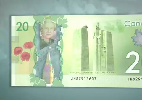 Au înnebunit canadienii? Femei goale și Turnurile Gemene pe cea mai nouă bancnotă de 20 de dolari