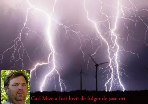 El e cel mai ghinionist om de pe Pământ? Cu siguranţă e cel mai „trăznit”… A fost fulgerat de şase ori!