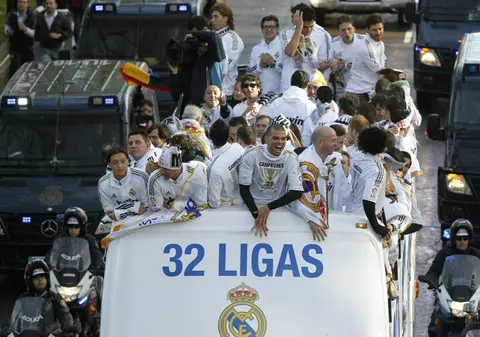 Real a sărbătorit cu fanii