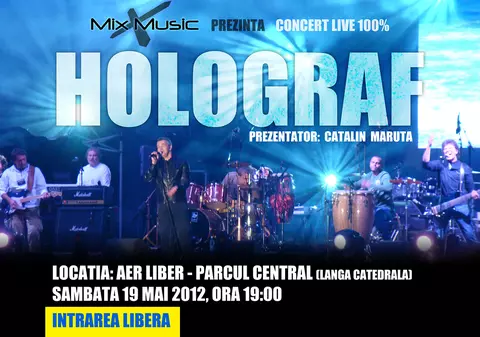 Holograf vor cânta pentru prima oară în 35 de ani de carieră muzicală, la Feteşti