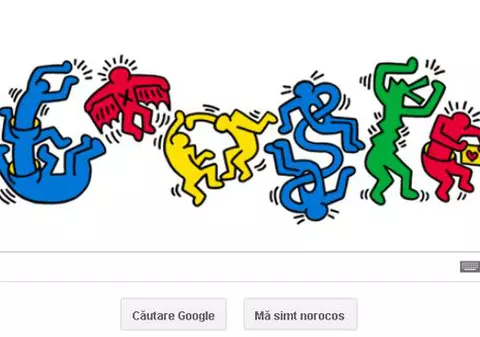 Google îl omagiază cu un logo special pe artistul graffiti Keith Haring