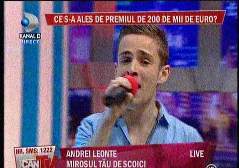 Andrei Leonte, câștigătorul X Factor: ”În Italia cântam pe stradă. Câșigul depindea de cât de repede venea poliția”