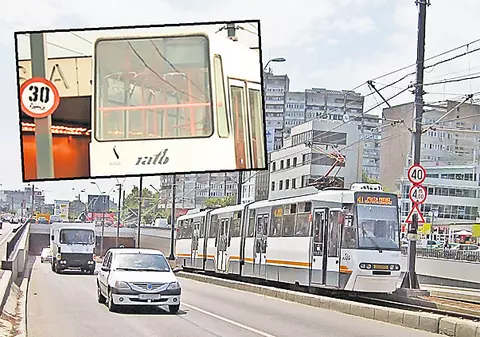 Tramvaiele groazei | Pasajul Lujerului din Capitală e ca «o pistă de curse» pentru tramvaie | VIDEO