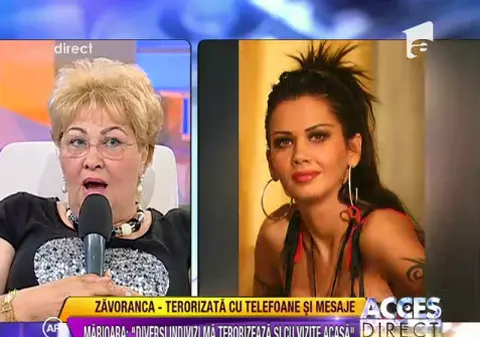 Marioara Zăvoranu, AMENINŢATĂ: "Mi-au spus să am grijă de Oana, să nu dea maşina peste ea!"